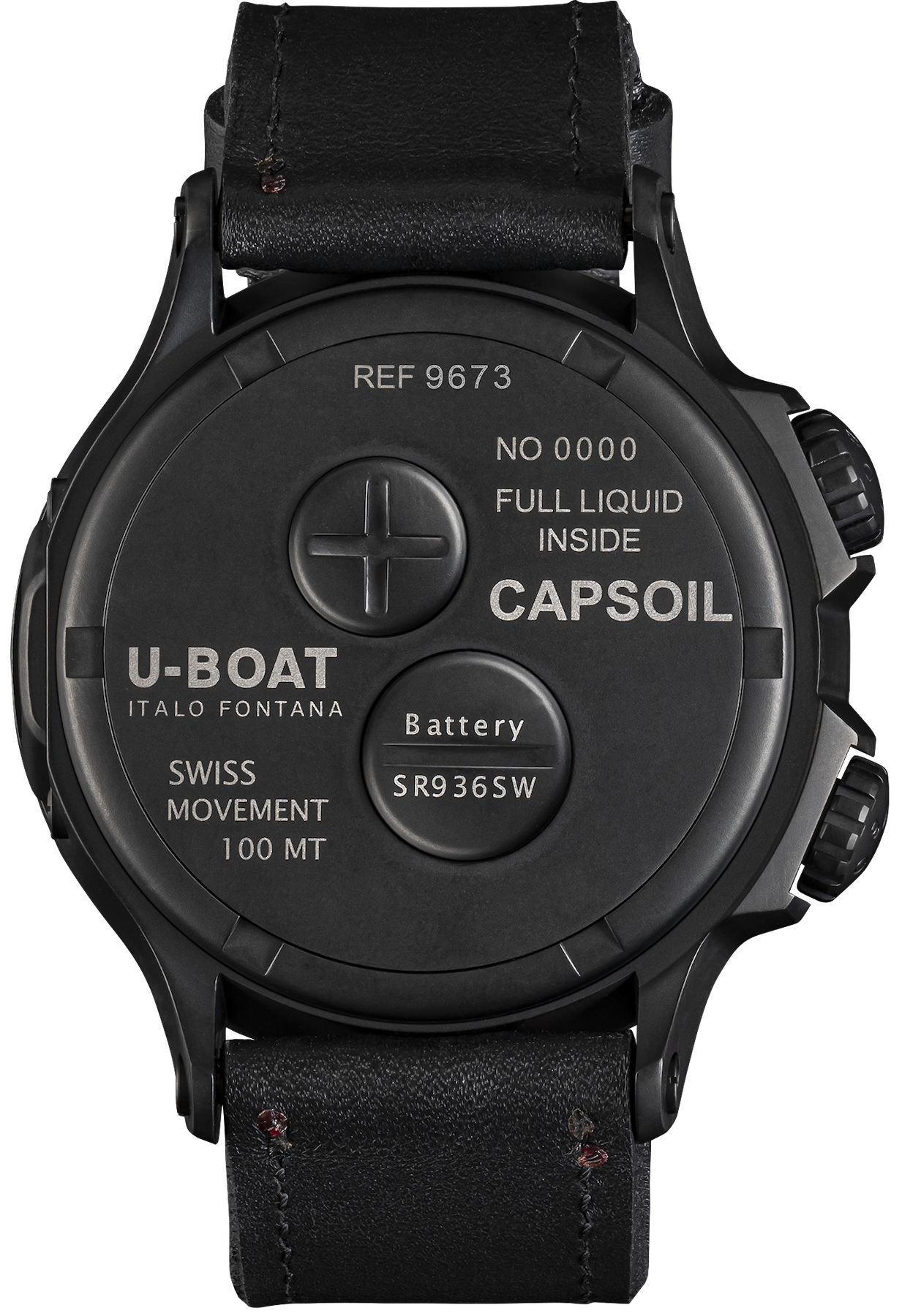 U-Boat Watch Capsoil Doppiotempo 55 Red Rehaut DLC D 9673 Image 2