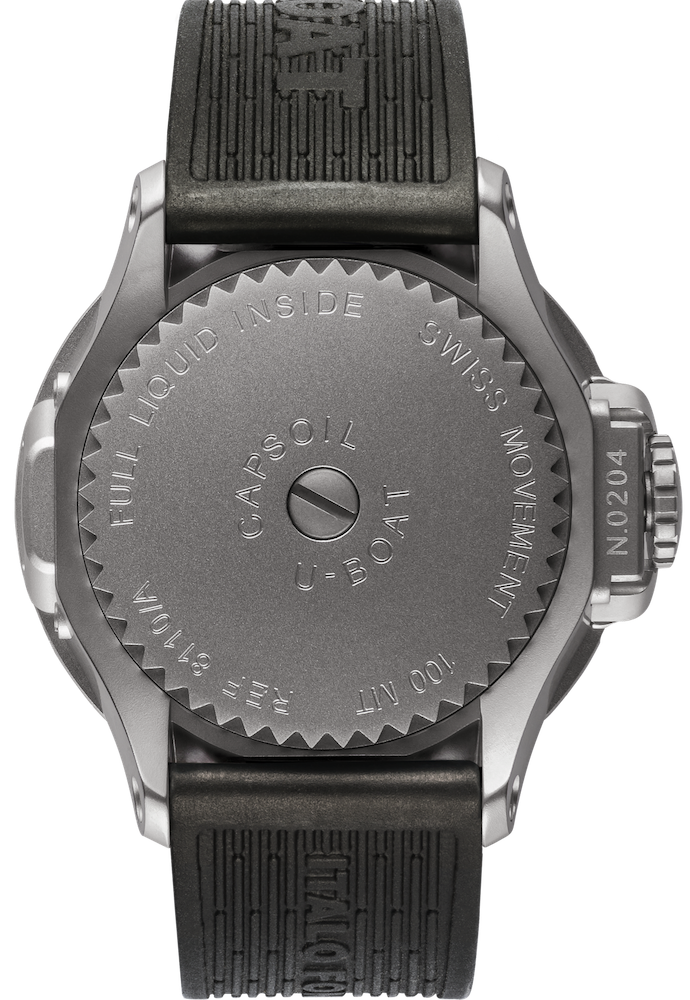 U-Boat Watch Capsoil SS Rubber Strap 8110/A RUBBER STRAP Image 2