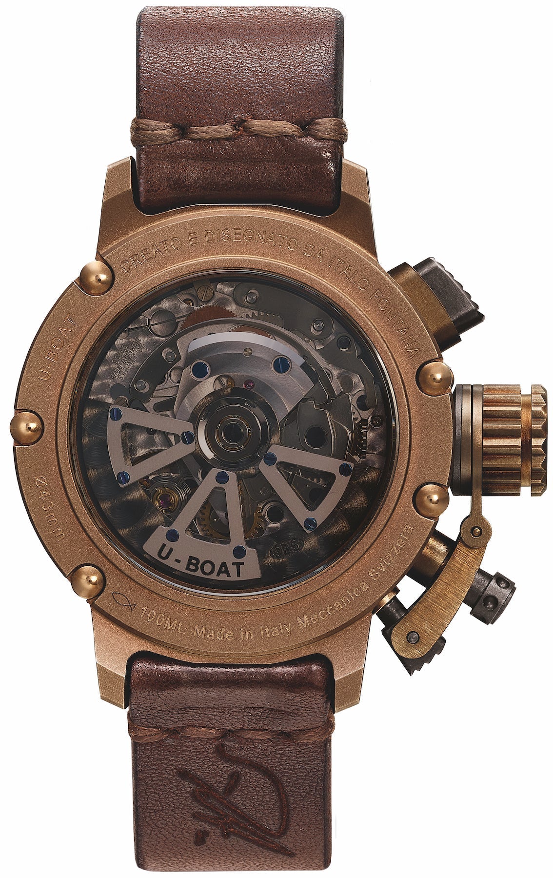 U-Boat Watch Chimera Black Bronze Chrono Limited Edition D 8015 Image 2