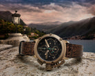 U-Boat Watch Chimera Chronograph Green Bronze Limited Edition 8526 Image 3