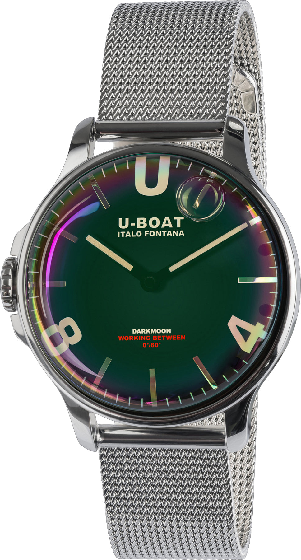 U-Boat Watch Darkmoon 38 SS Bracelet D 8471/MT Image 1