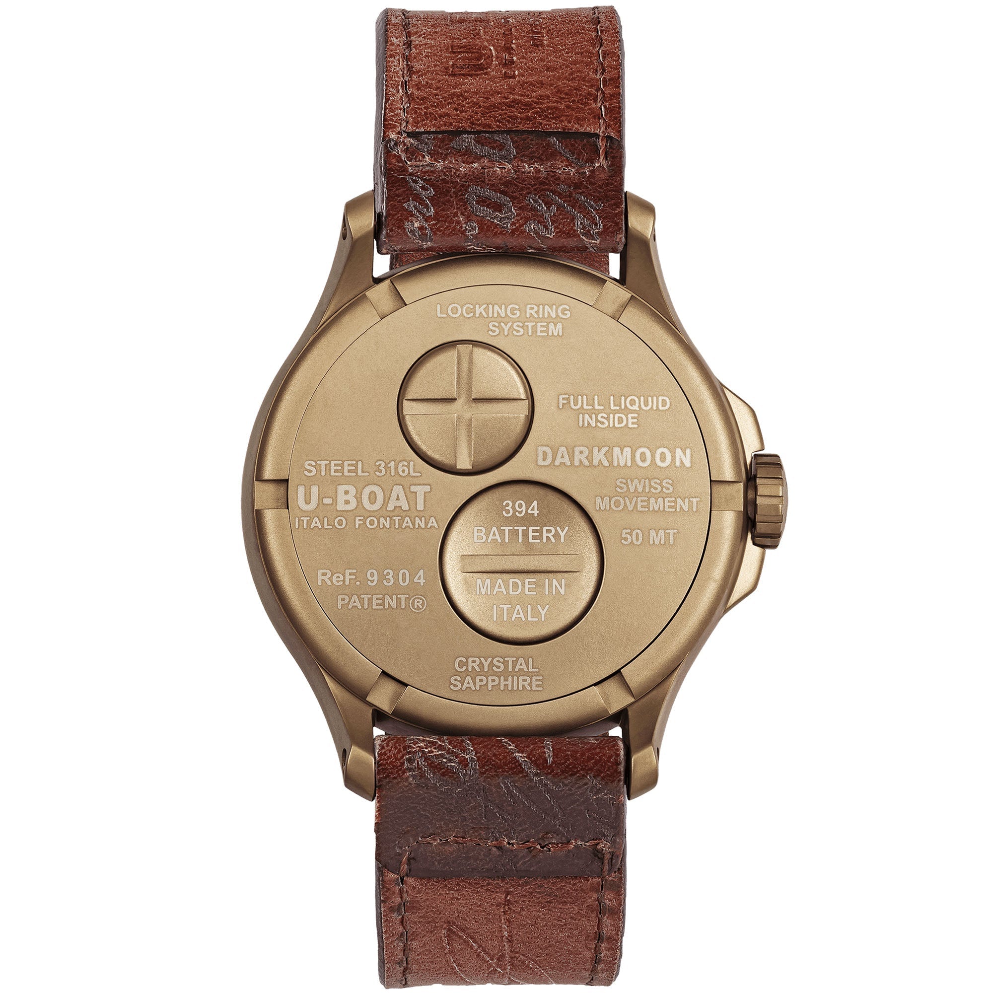 U-Boat Watch Darkmoon 40mm Black IP Bronze D 9304 Image 2
