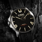 U-Boat Watch Darkmoon 44 Black SS D 8463/A Image 3