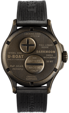 U-Boat Watch Darkmoon 44 Brown Black Curve Vintage D 9546 Image 2