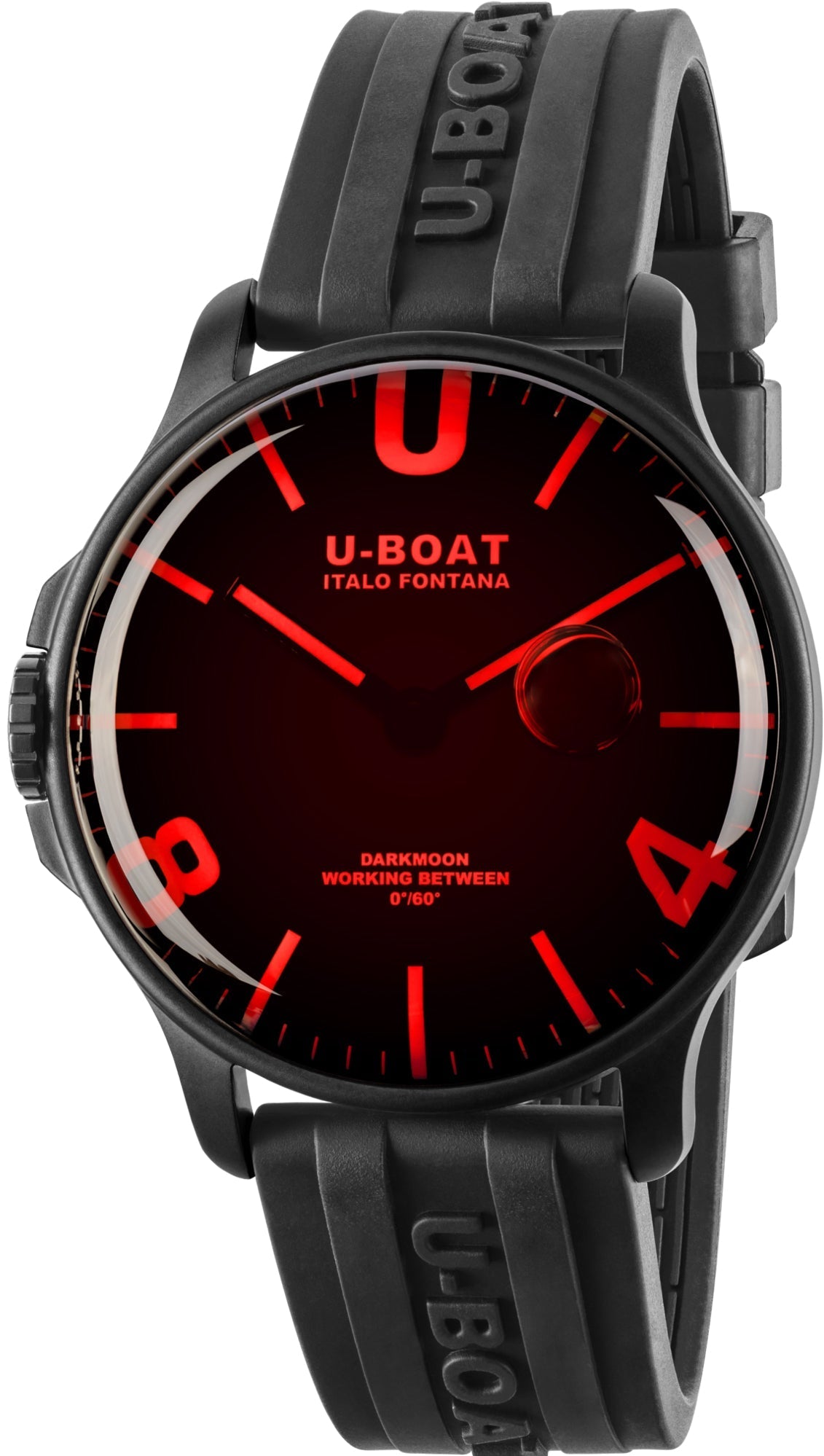 U-Boat Watch Darkmoon Red Glass IPB D 8466 Image 1