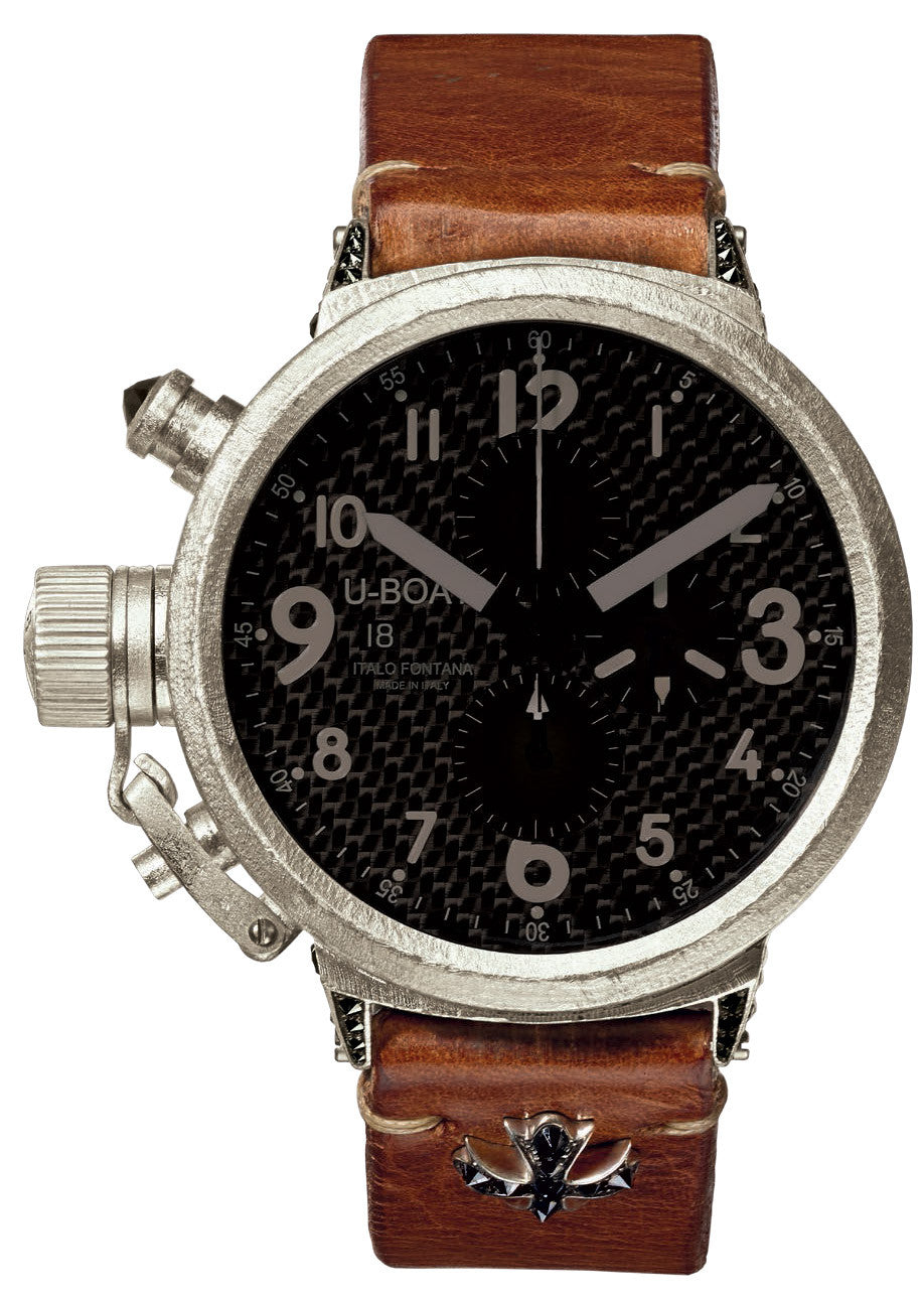 U-Boat Watch Flightdeck 50 CA 925 BK Case Martellee Diamonds D 7287 Image 1