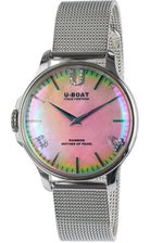 U-Boat Watch Rainbow 38 Pink SS Bracelet D 8472/MT Image 1