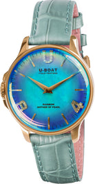 U-Boat Watch Rainbow Blue IP Gold D 8475 Image 1