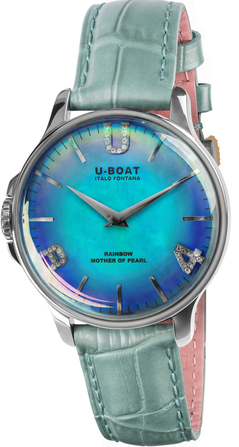 U-Boat Watch Rainbow Blue SS D 8474 Image 1