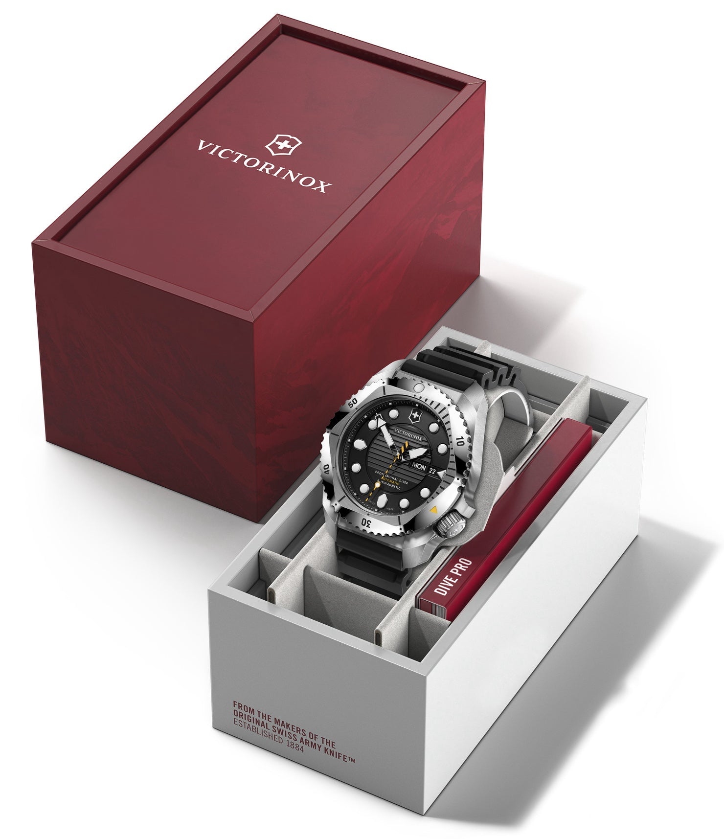 Victorinox Dive Pro Automatic Three Hands Steel Watch 241994 Image 8