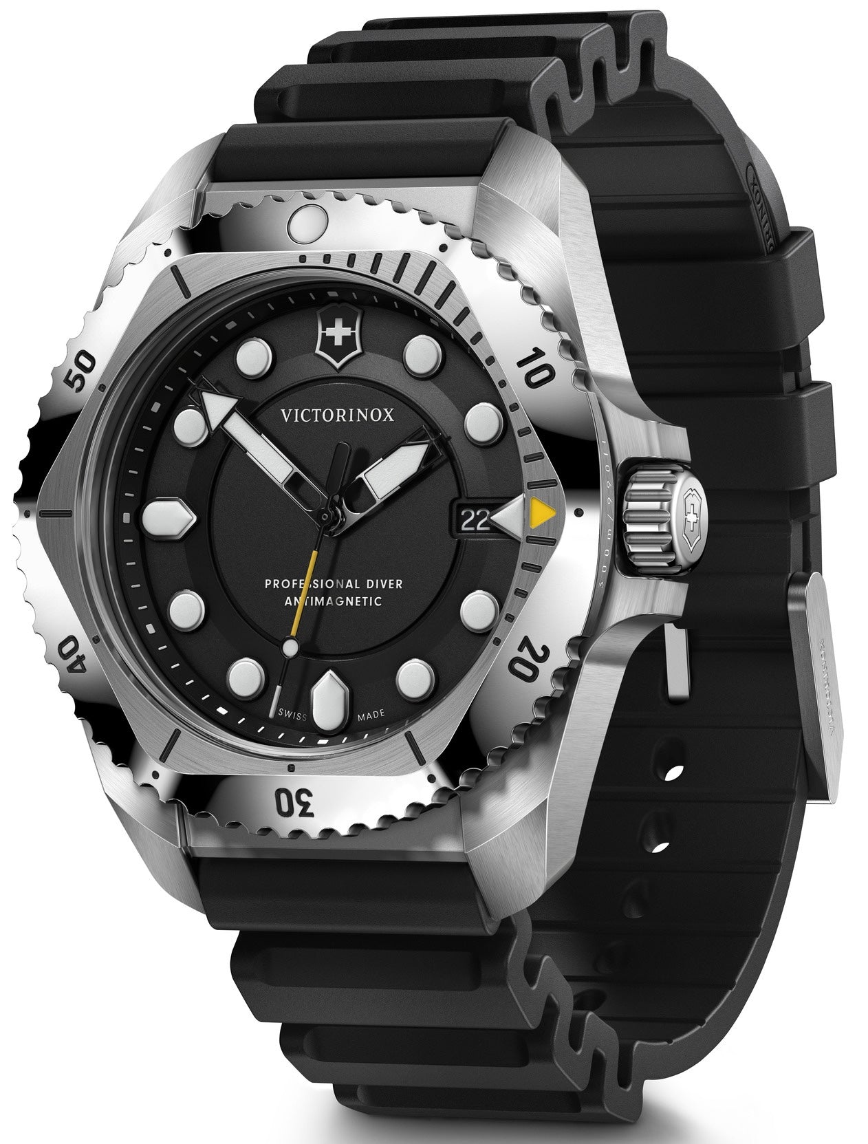 Victorinox Dive Pro Quartz Three Hands Steel Watch 241990 Image 2
