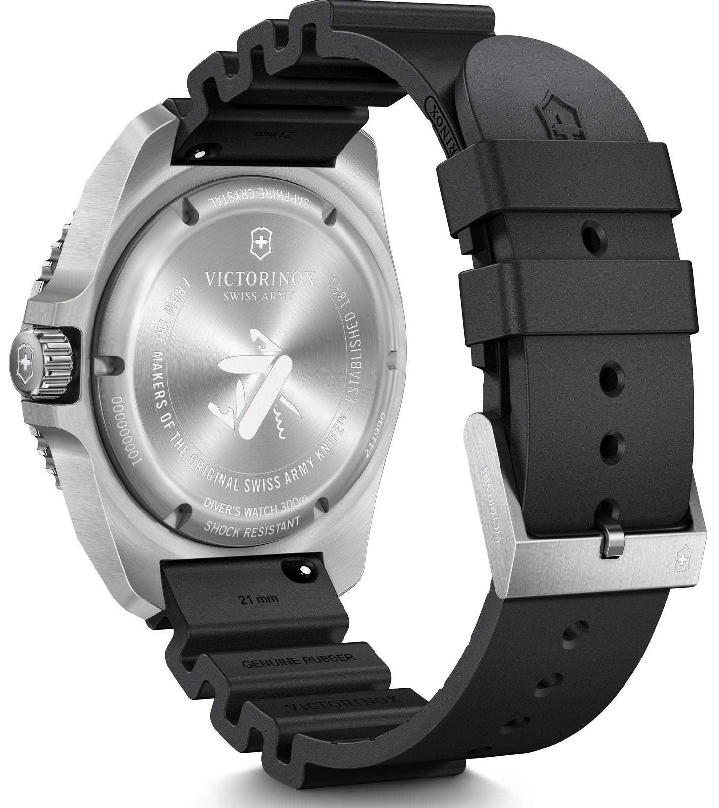 Victorinox Dive Pro Quartz Three Hands Steel Watch 241990 Image 4