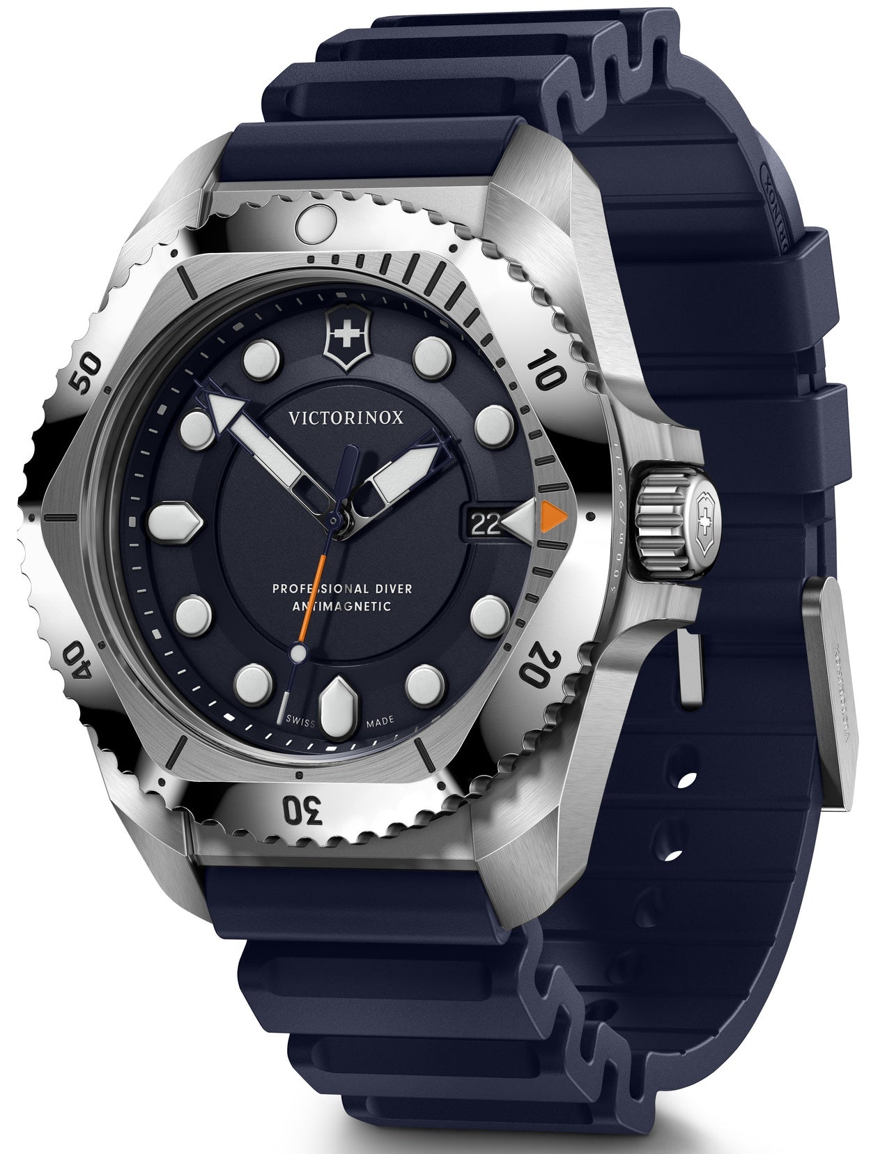 Victorinox Dive Pro Quartz Three Hands Steel Watch VTX-618 Image 2