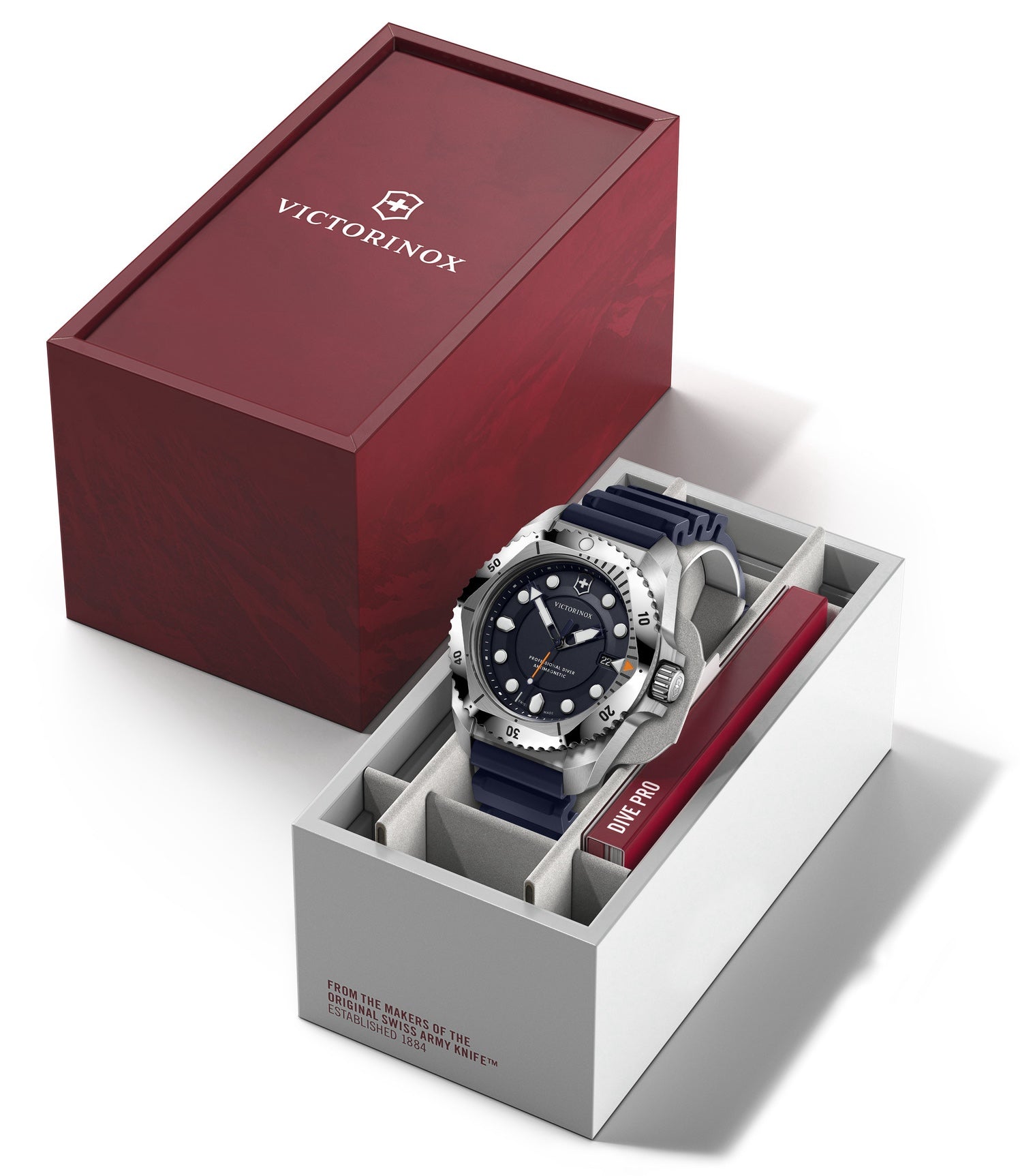 Victorinox Dive Pro Quartz Three Hands Steel Watch VTX-618 Image 8