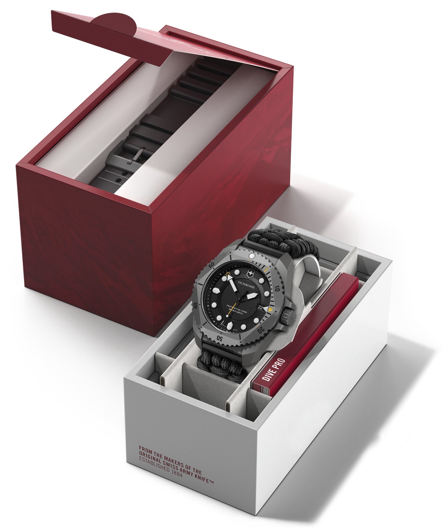 Victorinox Dive Pro Quartz Three Hands Titanium Watch 241993.1 Image 9