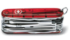 Victorinox Medium Pocket Knife Cybertool 41 Red Transparent 17775T Image 5