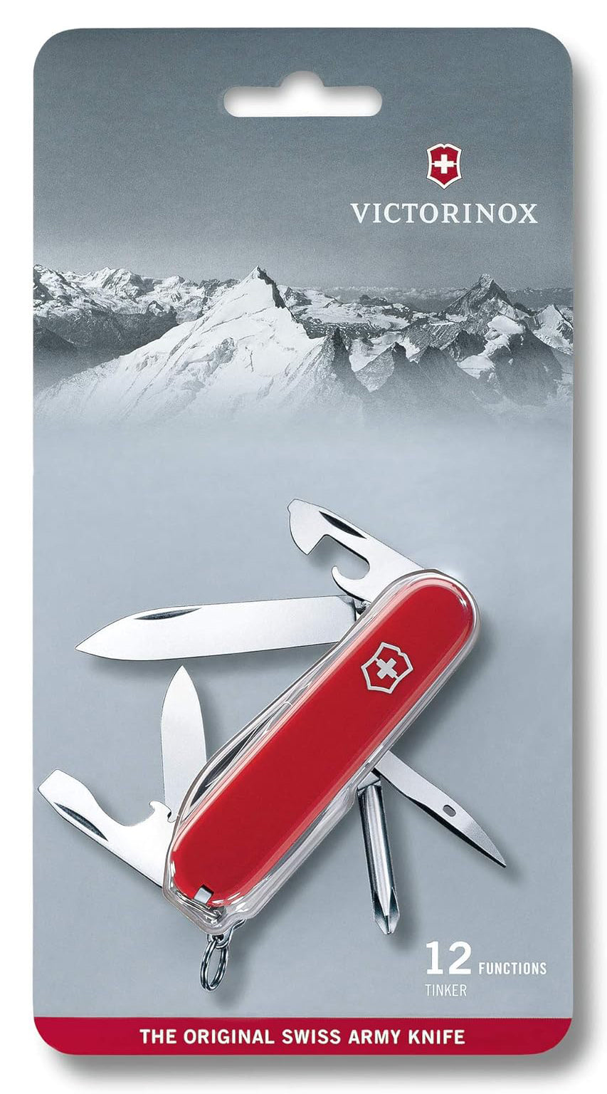 Victorinox Medium Pocket Knife Tinker Blister Pack Red 14603B1 Image 2