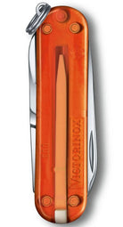 Victorinox Small Pocket Knife Classic SD Transparent Fire Opal 06223T82G Image 2