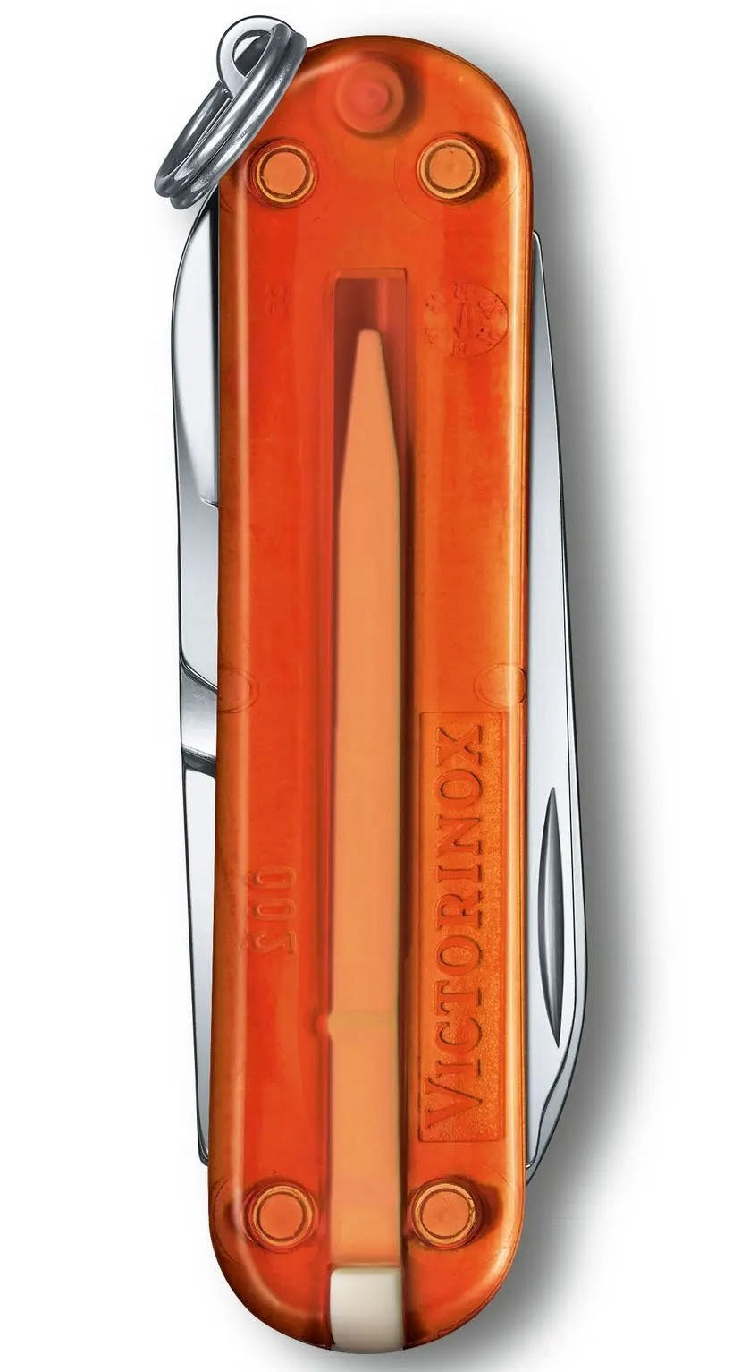 Victorinox Small Pocket Knife Classic SD Transparent Fire Opal 06223T82G Image 2
