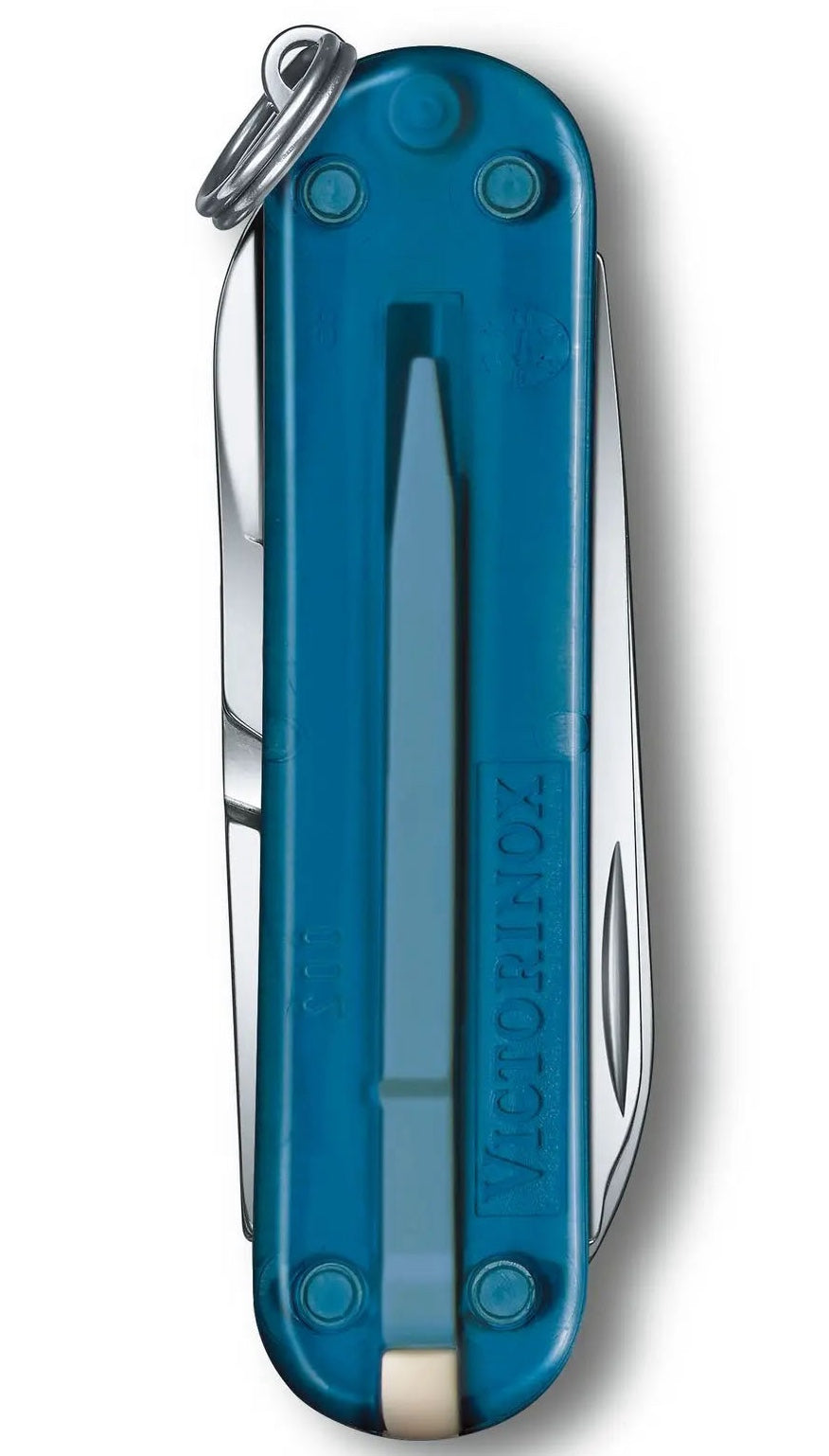 Victorinox Small Pocket Knife Classic SD Transparent Sky High 06223T61G Image 2