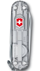 Victorinox Small Pocket Knife Signature Lite Silver Transparent 06226T7 Image 2