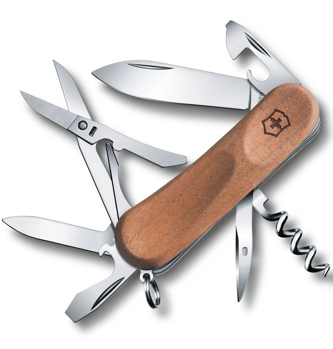Victorinox Swiss Army Medium Pocket Knife Evowood 14 Walnut 2.390163 Image 1