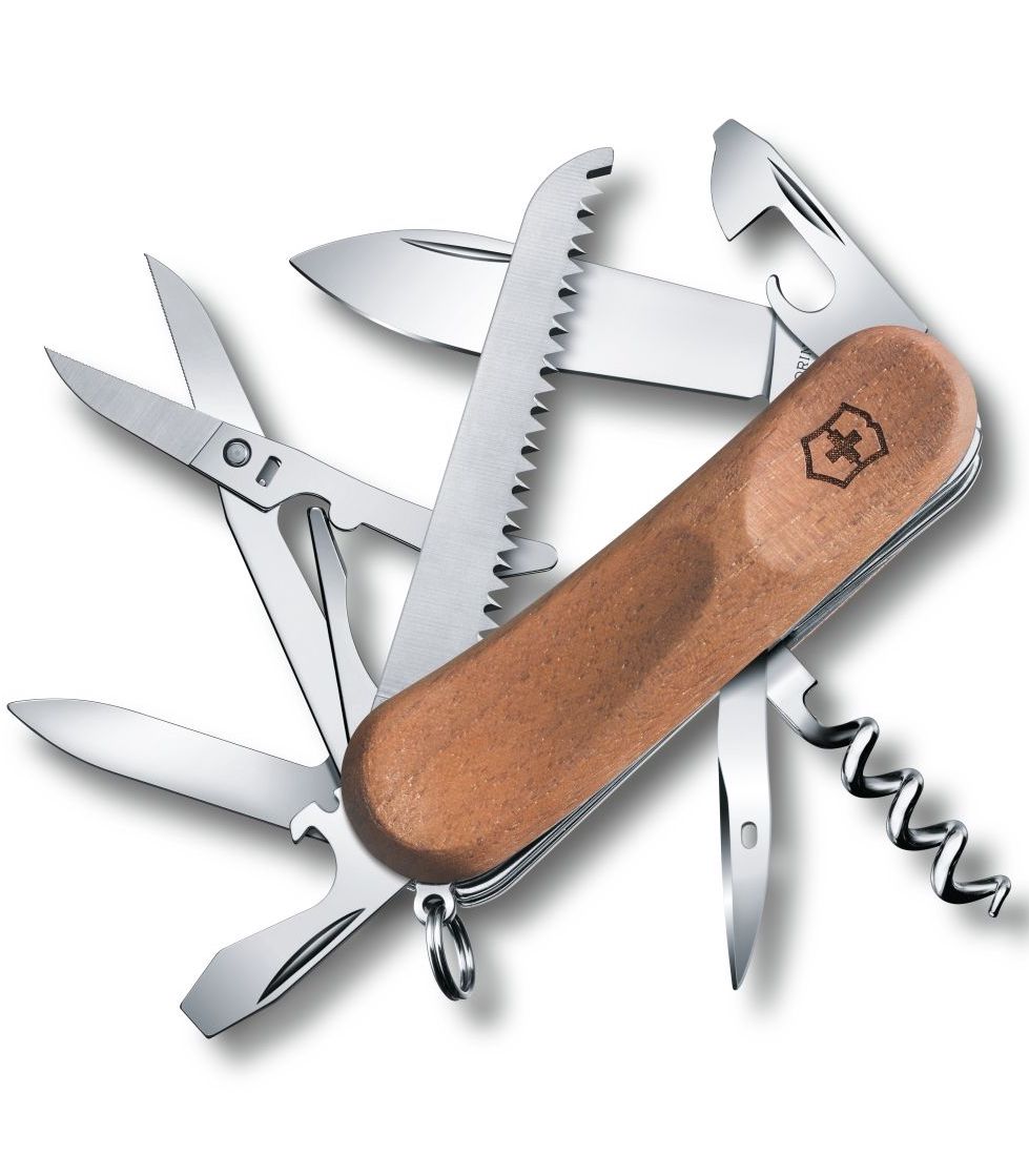 Victorinox Swiss Army Medium Pocket Knife Evowood 17 Walnut 2.391163 Image 1