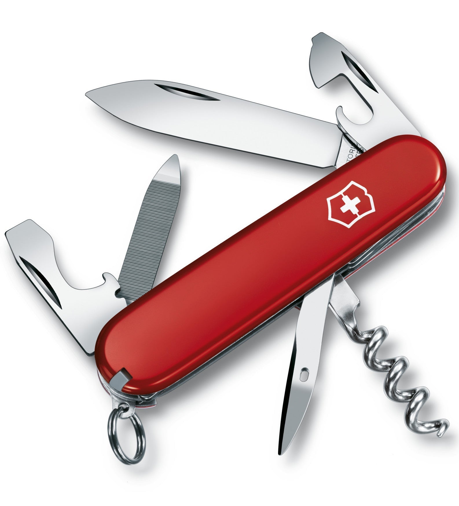 Victorinox Swiss Army Medium Pocket Knife Sportsman and Keyring Blister Pack 0.380.3B1 Image 1