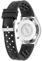 Vulcain Chronograph 38mm Black Silver Rubber Watch 640109A00.BAC243 Image 2