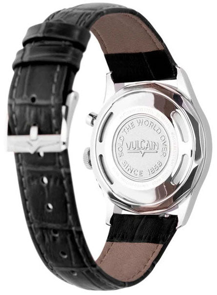 Vulcain Cricket Classique 36mm Black Khaki Numbers Watch 100169B97.BAL301 Image 2