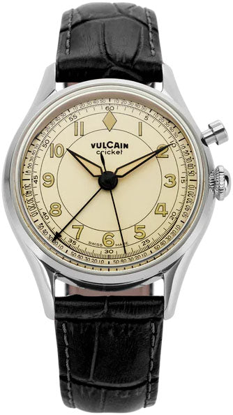 Vulcain Cricket Classique 36mm Eggshell Watch 100169A76.BAL301 Image 1