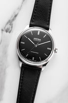 Vulcain Grand Prix Black Calf Leather Watch 670171A00.BAC201 Image 4