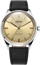 Vulcain Grand Prix Champagne Black Calf Leather Watch 670171A70.BAC201 Image 1