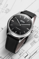 Vulcain Grand Prix Grey Leather Watch 670171A00.BAC213 Image 3