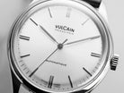 Vulcain Grand Prix Silver Black Calf Leather Watch 670171A50.BAC201 Image 3