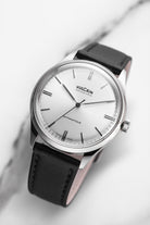 Vulcain Grand Prix Silver Black Calf Leather Watch 670171A50.BAC201 Image 4