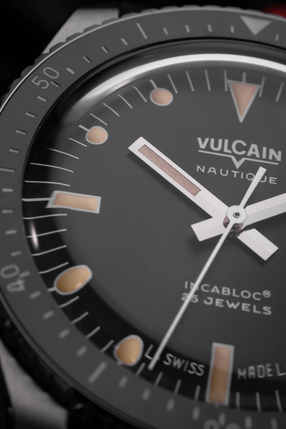 Vulcain Skindiver Black Leather Watch 660170A07.BAC201 Image 3