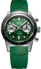 Vulcain Skindiver Chronograph Green Rubber Limited Edition Watch VLC-102 Image 1