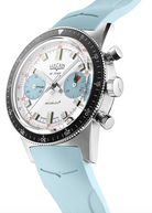 Vulcain Skindiver Chronograph Ice Blue Rubber Limited Edition Watch VLC-104 Image 2