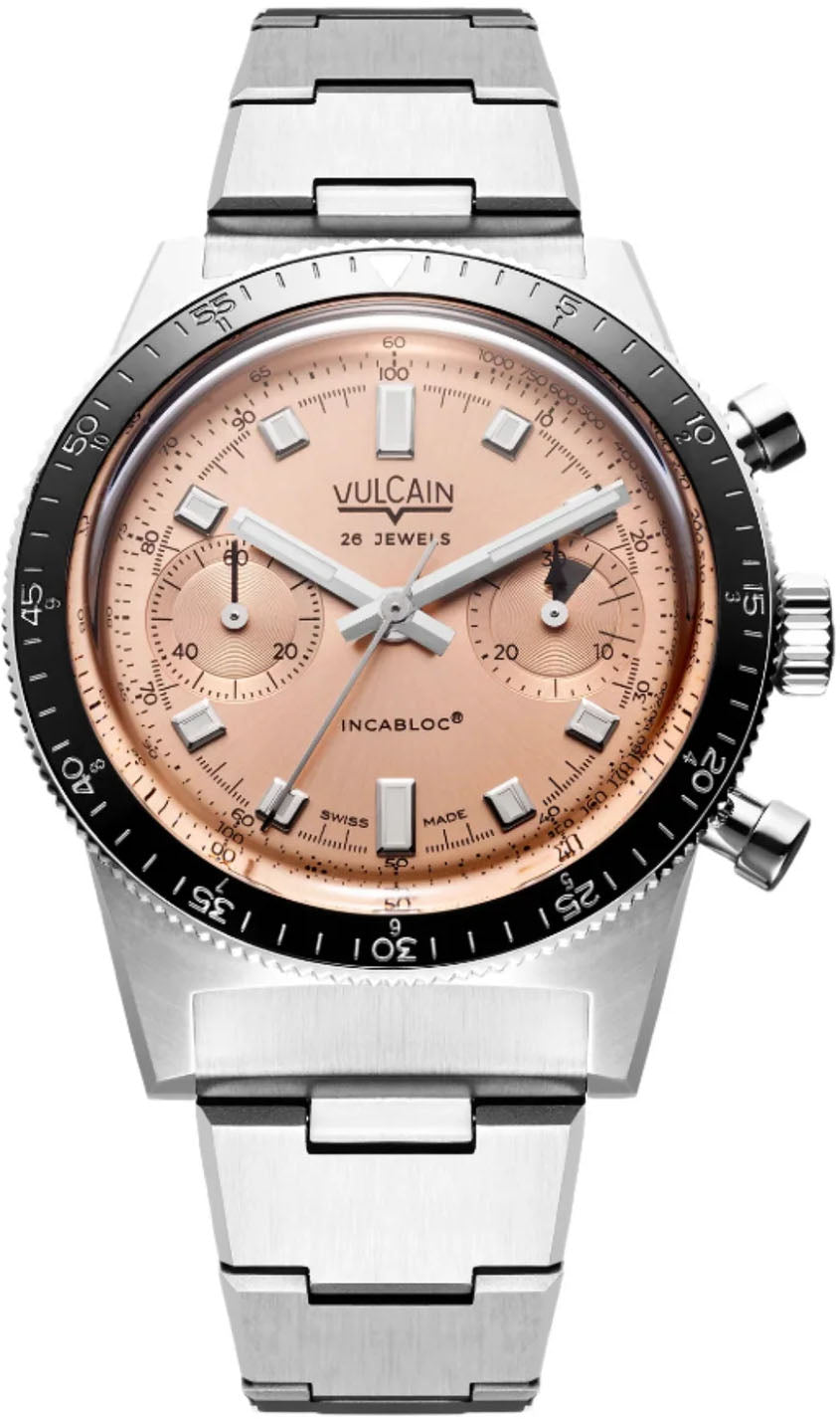 Vulcain Skindiver Chronograph Salmon Limited Edition Watch VLC-092 Image 1