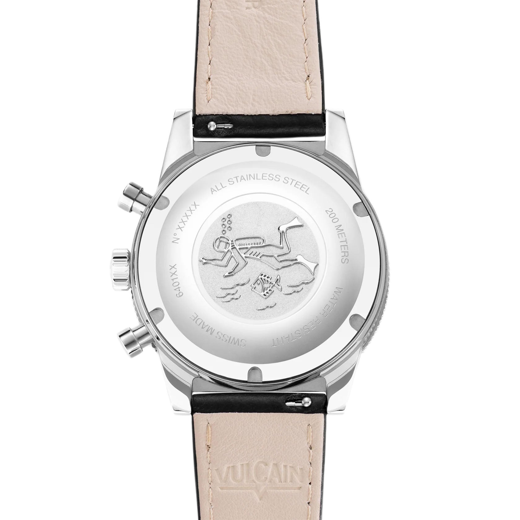 Vulcain Skindiver Chronograph White Watch VLC-098 Image 2
