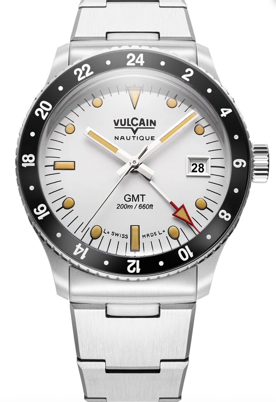 Vulcain Skindiver GMT Blanca Vintage Bracelet Watch VLC-107 Image 1