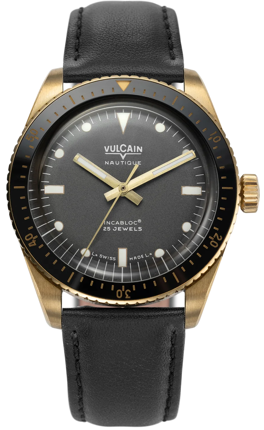 Vulcain Skindiver Nautique Bronze Grey Watch 662170A17.BAC201 Image 1