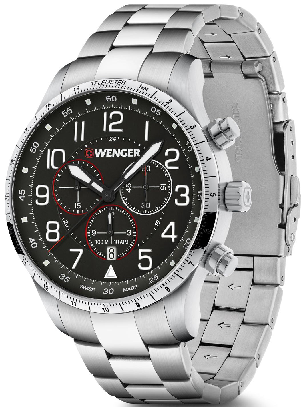Wenger Attitude Chrono Black Watch 01.1543.120 Image 2