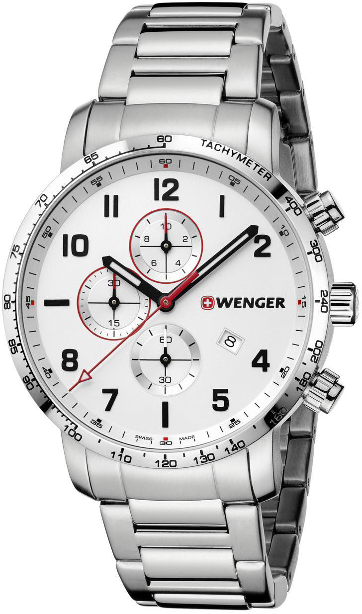 Wenger Attitude Vertical Chrono Mens Watch 01.1543.110 Image 2