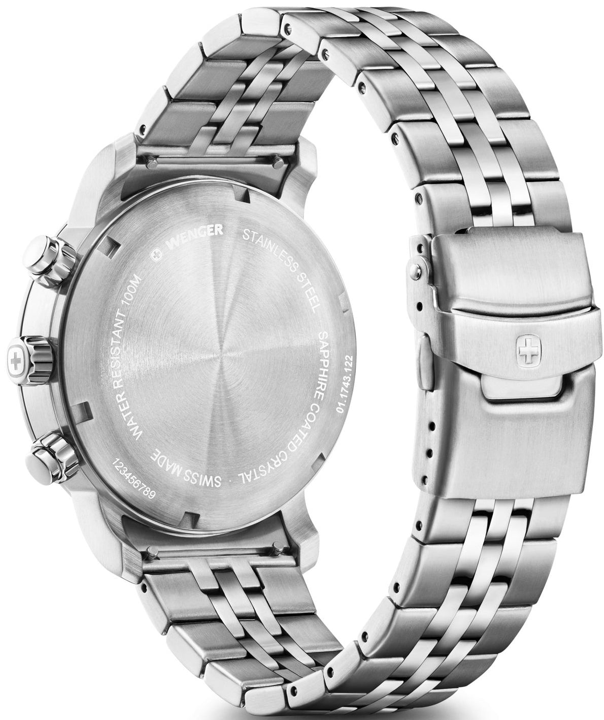 Wenger Urban Classic Chrono Black Watch 01.1743.122 Image 3