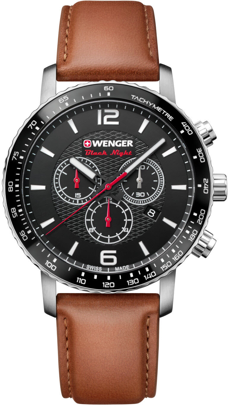 Wenger Watch Roadster Black Night Chrono 01.1843.104 Image 1
