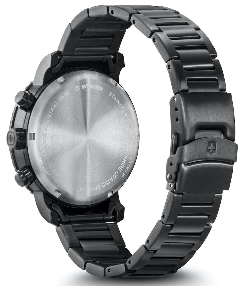 Wenger Watch Roadster Black Night Chrono D 01.1843.110 Image 3