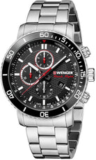 Wenger Watch Roadster Black Night Chrono Mens 01.1843.106 Image 2