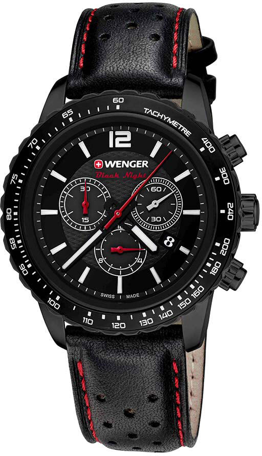 Wenger Watch Roadster Black Night Chrono PVD 01.0853.108 Image 1